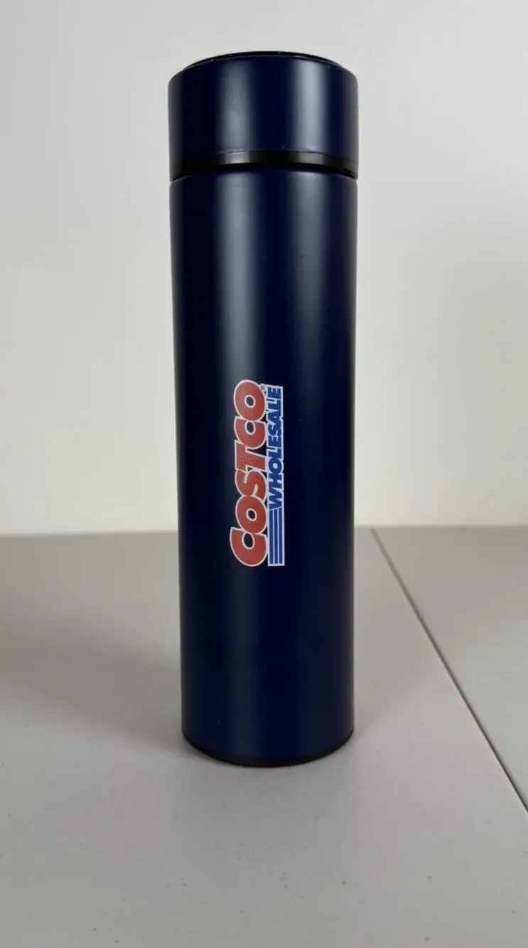 Costco Wholesale Promotional Insulated Mug Tumbler Digital Temperature Blue
